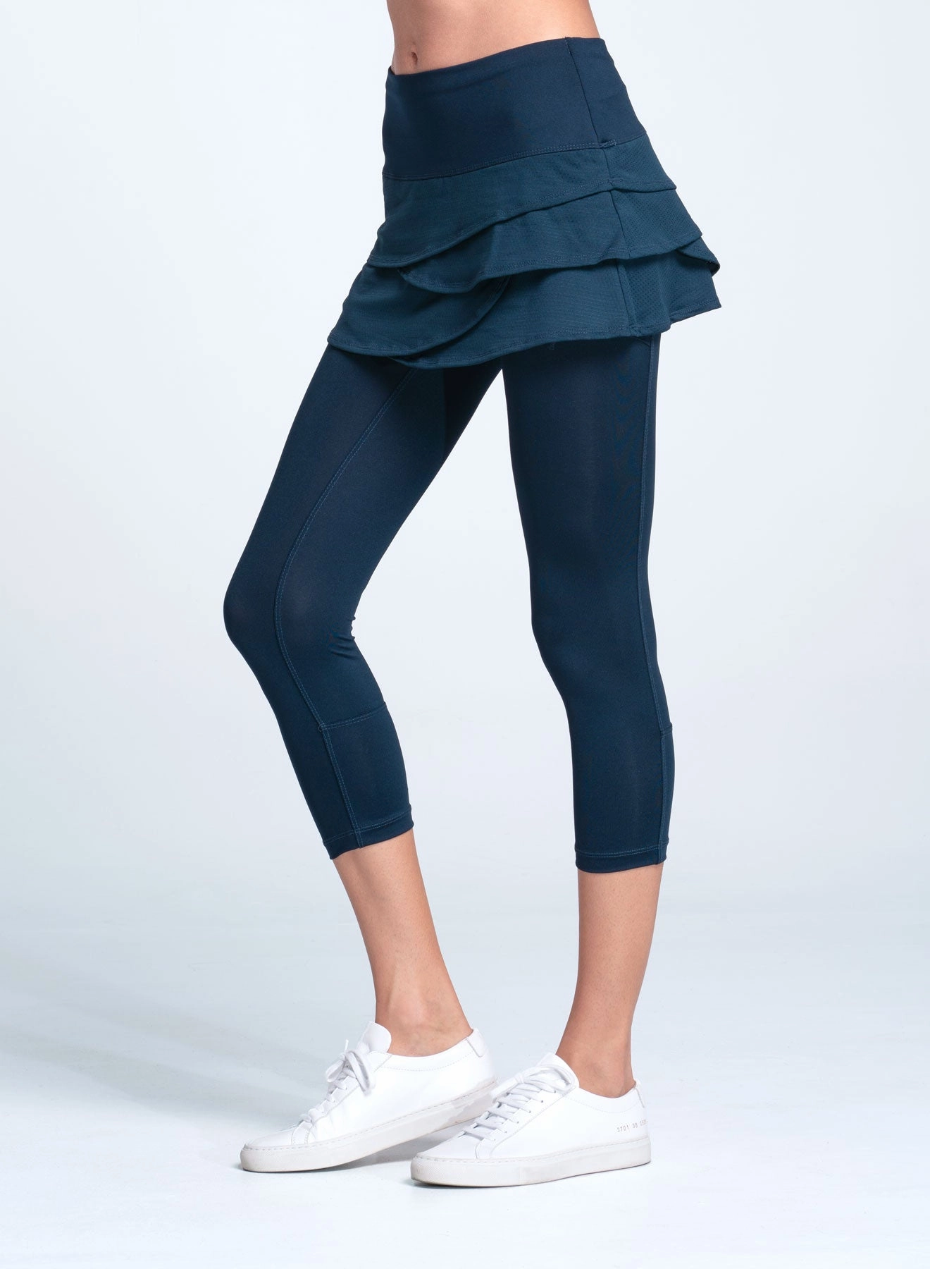 Glow In The Dark Accent Trim FasteningHood Scallop Capri