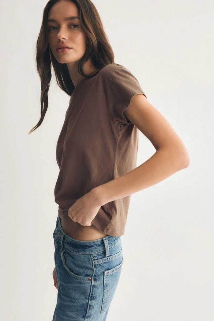 StretchComfortDesign Modern Slub Tee by Z Supply