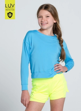 ribbed texture Flattering Drape Hype Long Sleeve