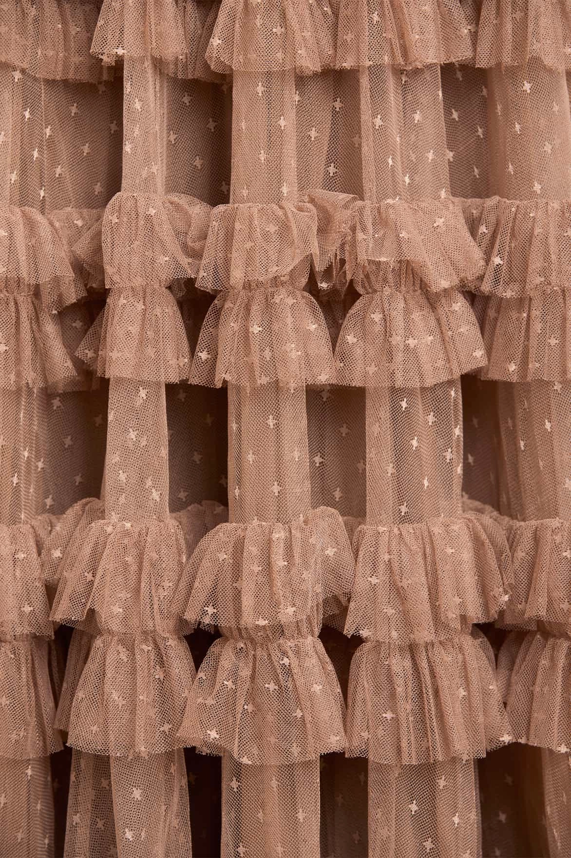 Lisette Ruffle One-Shoulder Gown Chilly Wear