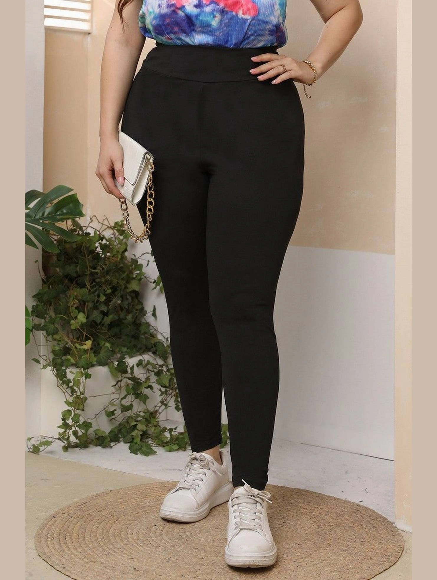 Core Movement EcoFriendlyMaterial WOMEN PLUS SIZE ELASTIC WAIST LONG PANTS