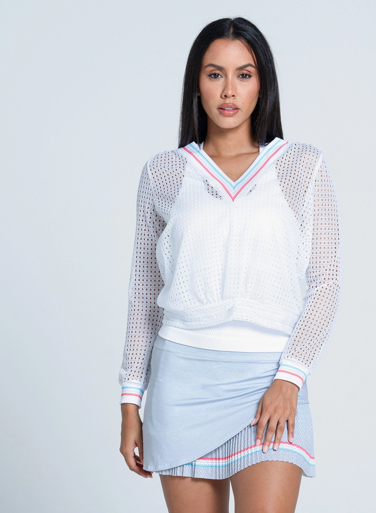 Relaxed Fit Shirt Retro  Stripe Pullover