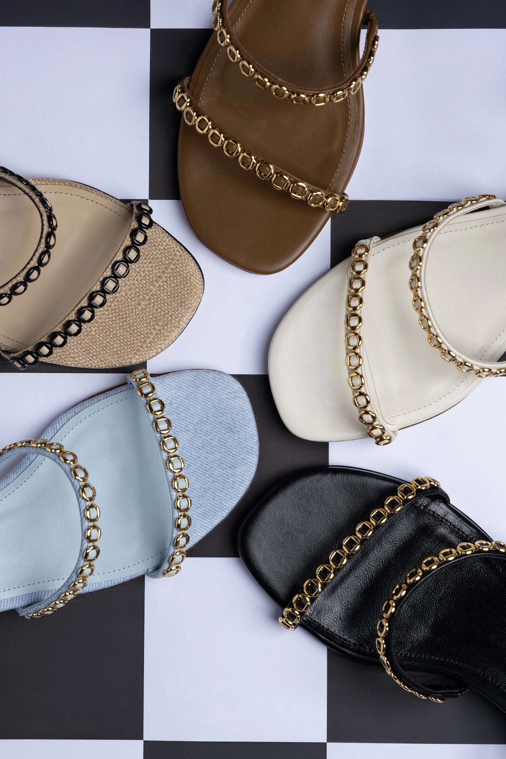 Milanina Block Sandal In Beige Raffia Year Trust