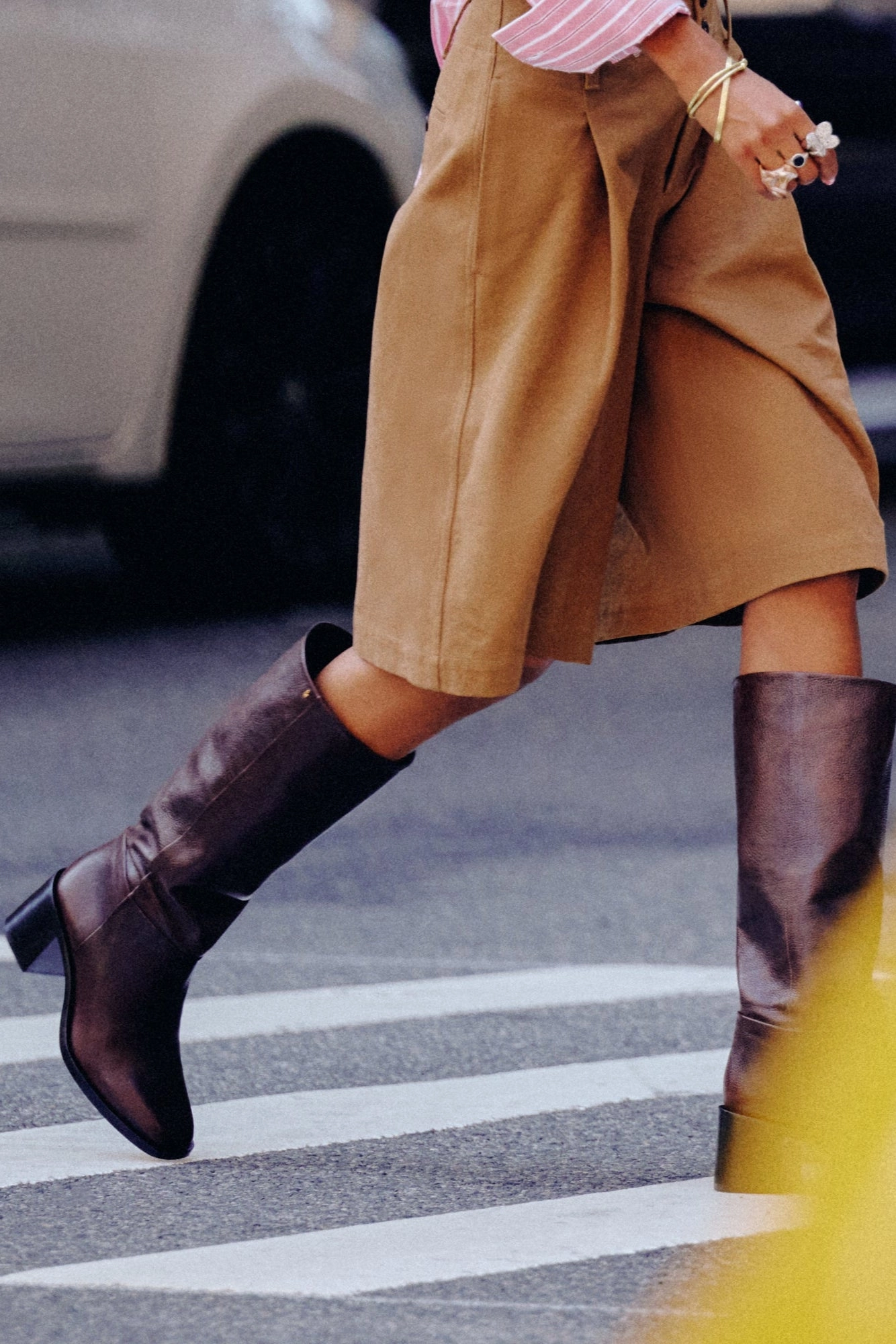 Reinforced Heel Stabilizer Rolling Motion Support Ricky Boot In Brown Leather