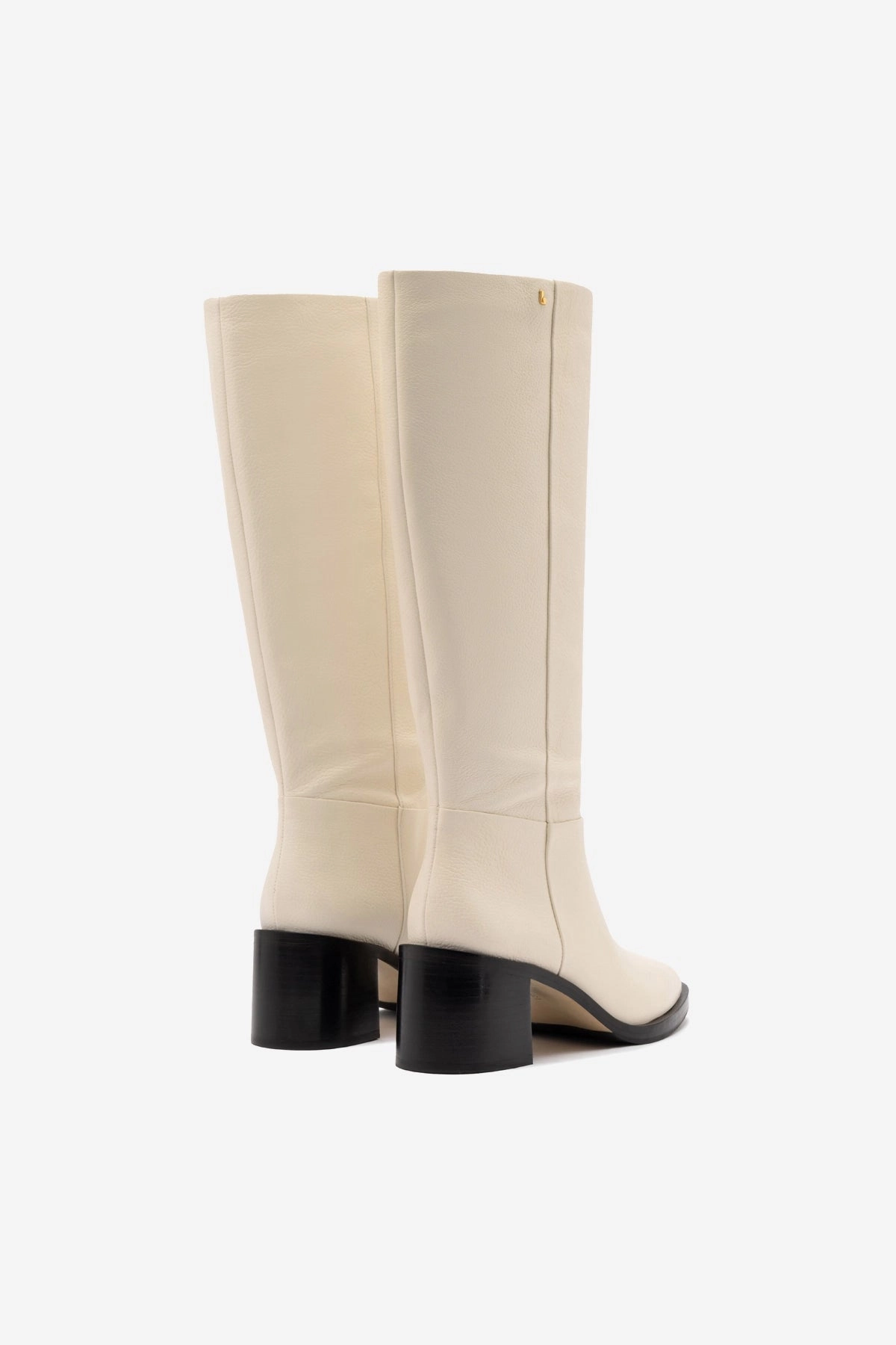 Ricky Boot In Ivory Leather Smooth ride Anti Slip Outsole