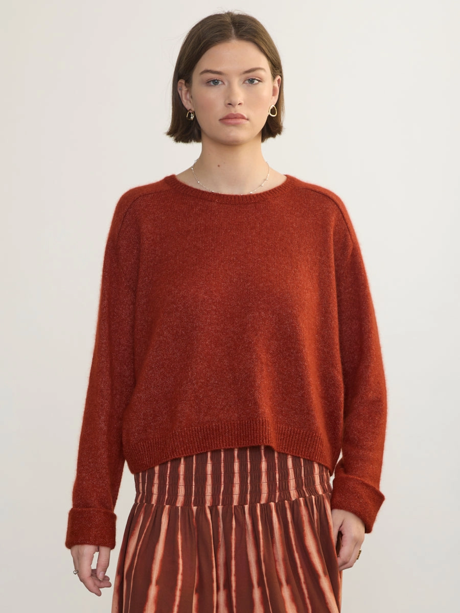 ROLLED SLEEVE CREW AntiPillingTechnology ConvertibleStyle