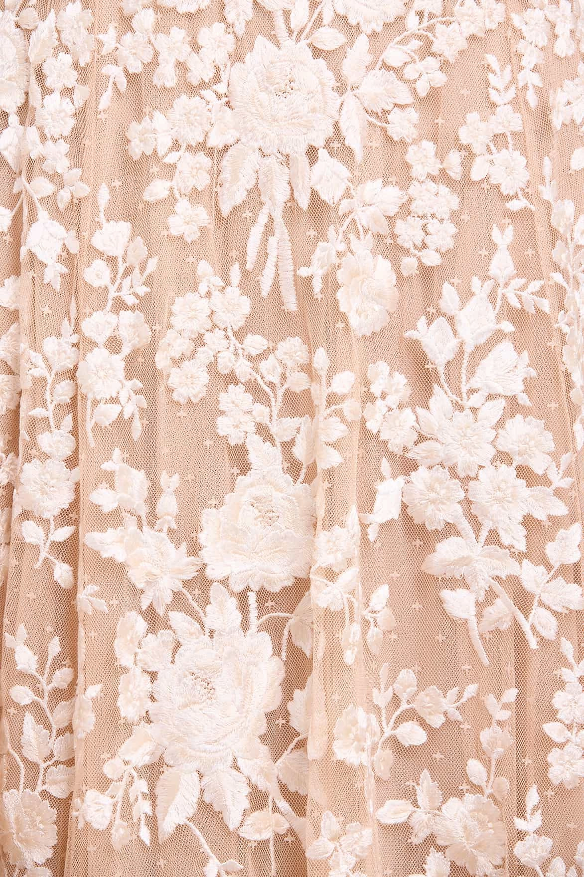 Oversized-Fit Relaxed Finish Rosa Scoop Neck Ankle Gown