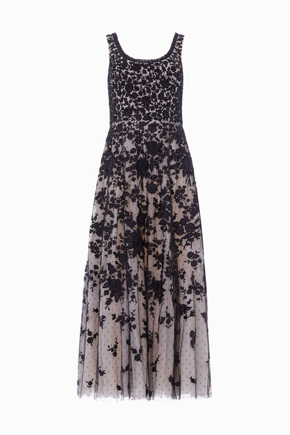 Rosa Scoop Neck Ankle Gown Bright Appeal Light material