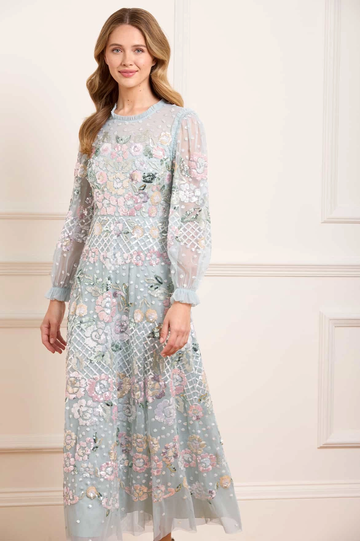 Rosalie Ankle Gown Vintage feel