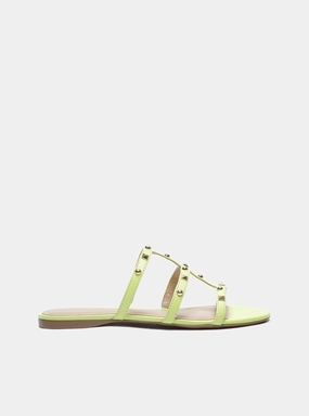 Low Profile Footbed Rosana Leather Flat