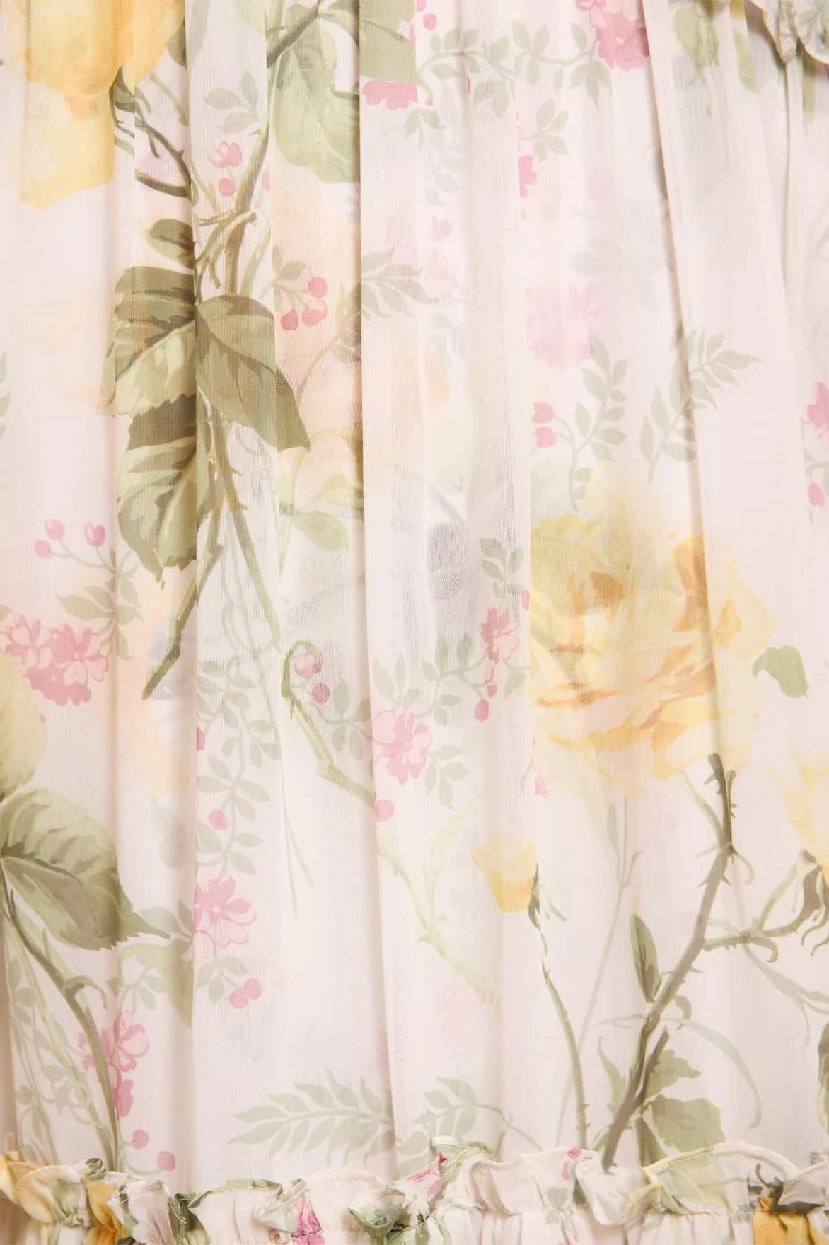 Rose Chiffon Long Sleeve Micro Mini Dress Slender Look Sophisticated Design