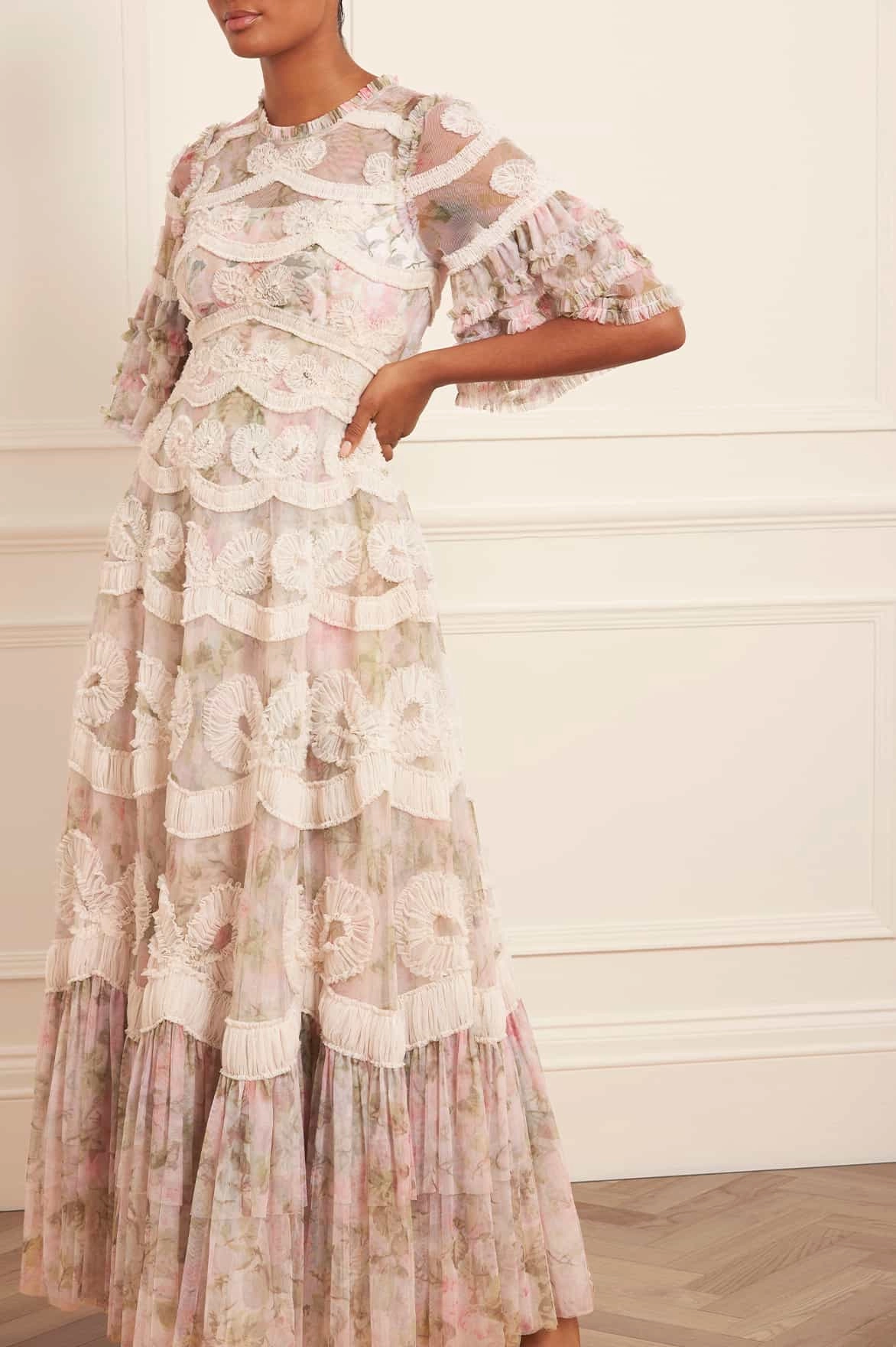 Rose Powder Ingrid Gown Delicate Touch