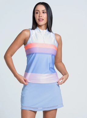 FlatlockSeamTechnique BreathableMoistureBarrier Breezy Love Zip Tank