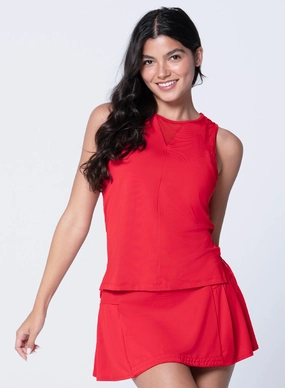 Ventilated Mesh Panels FlatlockStitching Level Up Tank