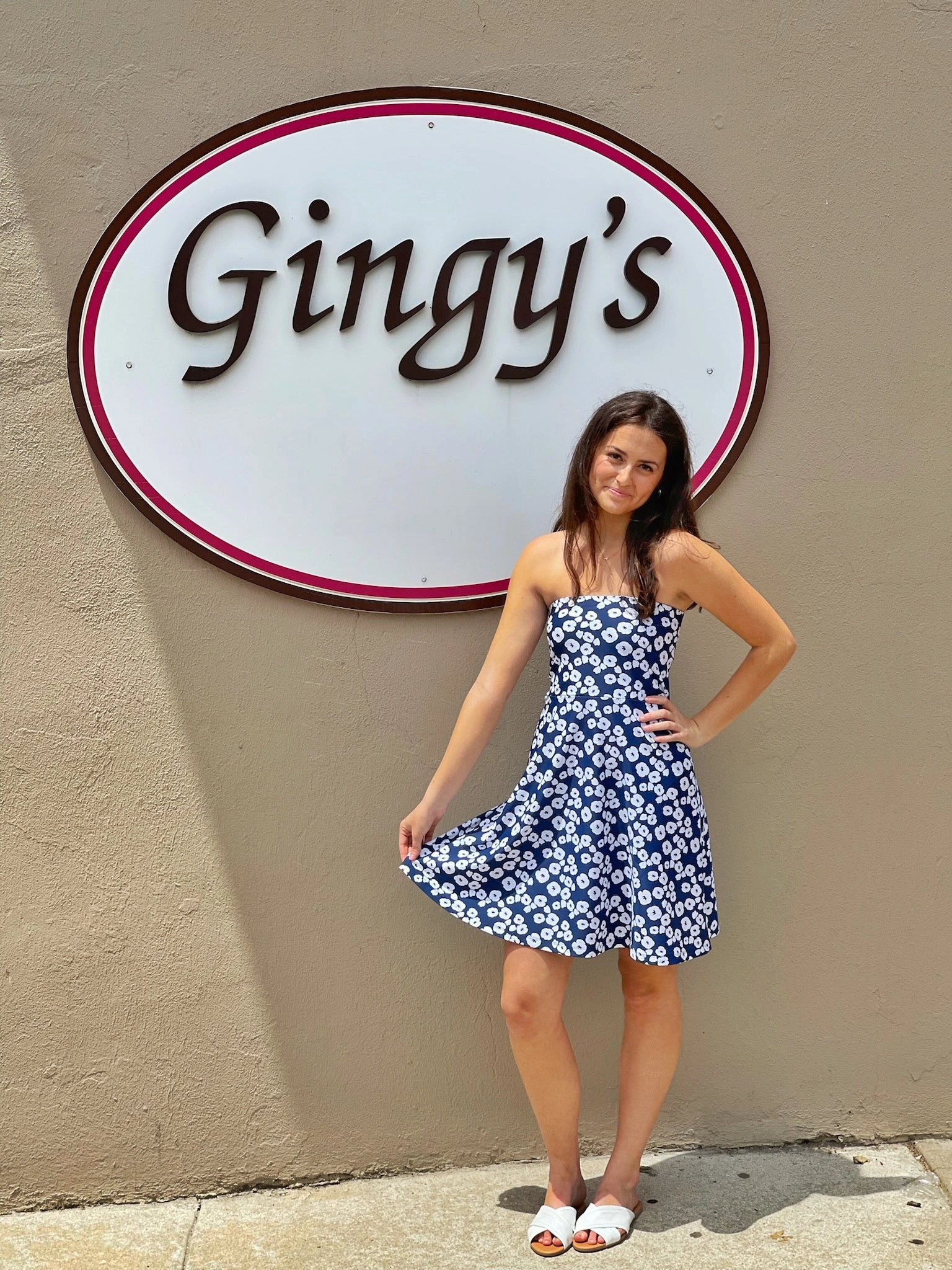 Stylish Look Avalon Dress Mini Pop Art Navy