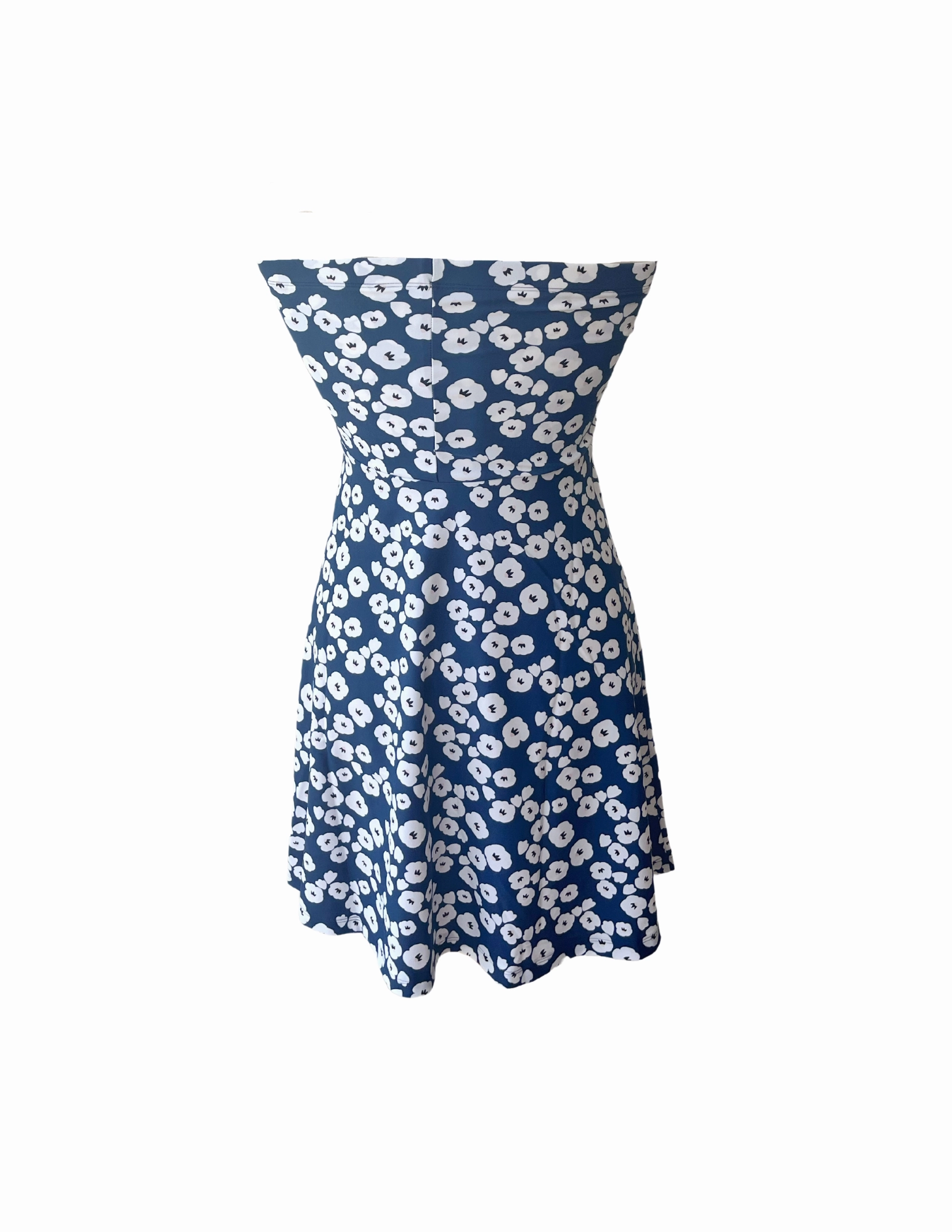 Avalon Dress Mini Pop Art Navy Button-front Daily Chic