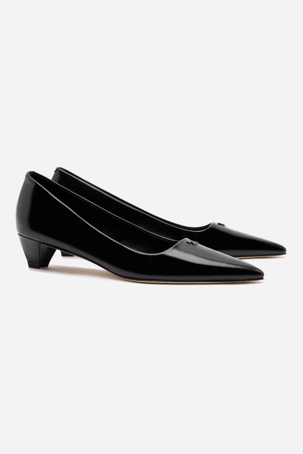 Ruth Pump In Black Box Leather Move Light