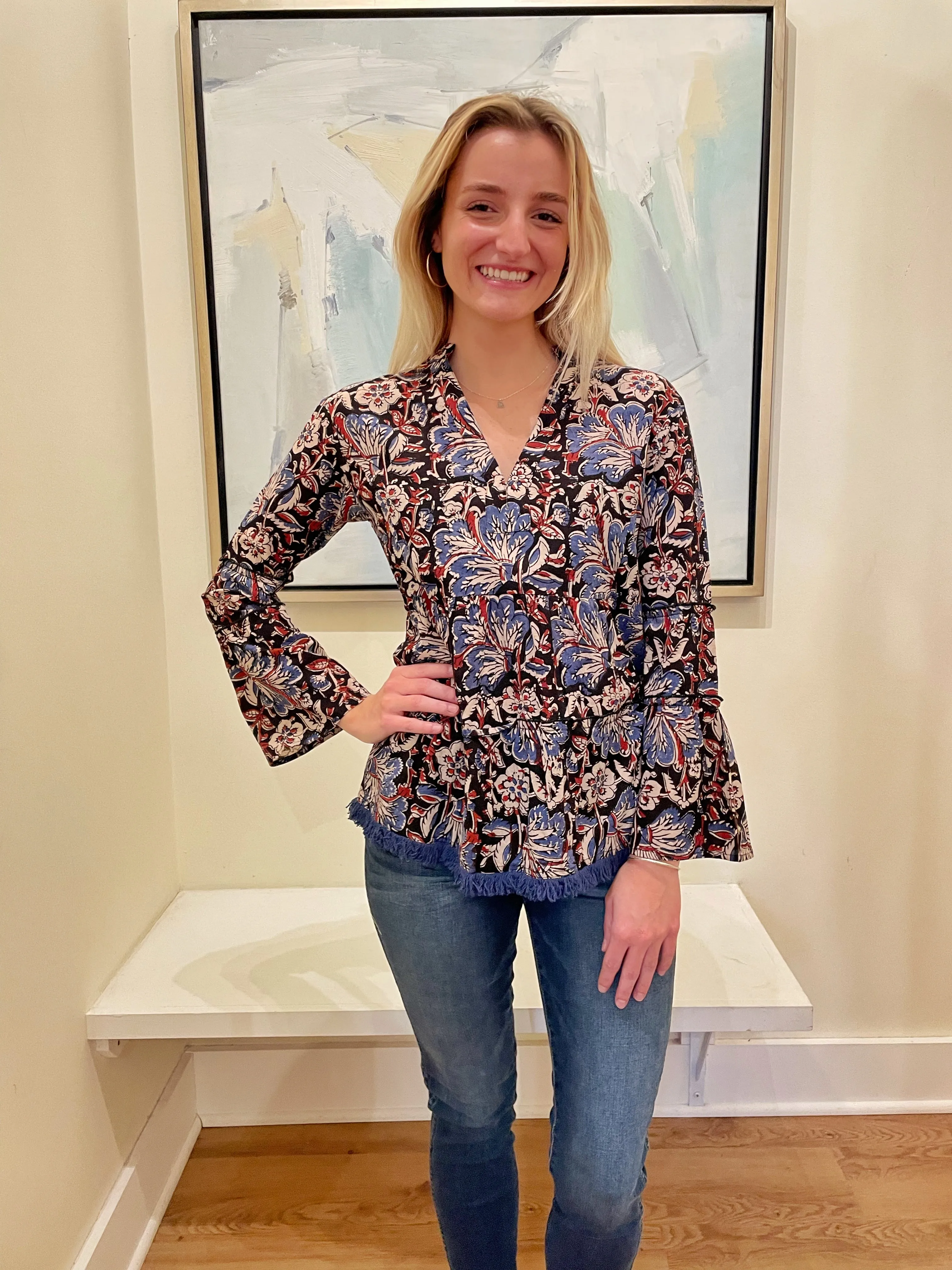 Rye Top Night Blooms RecycledPolyester