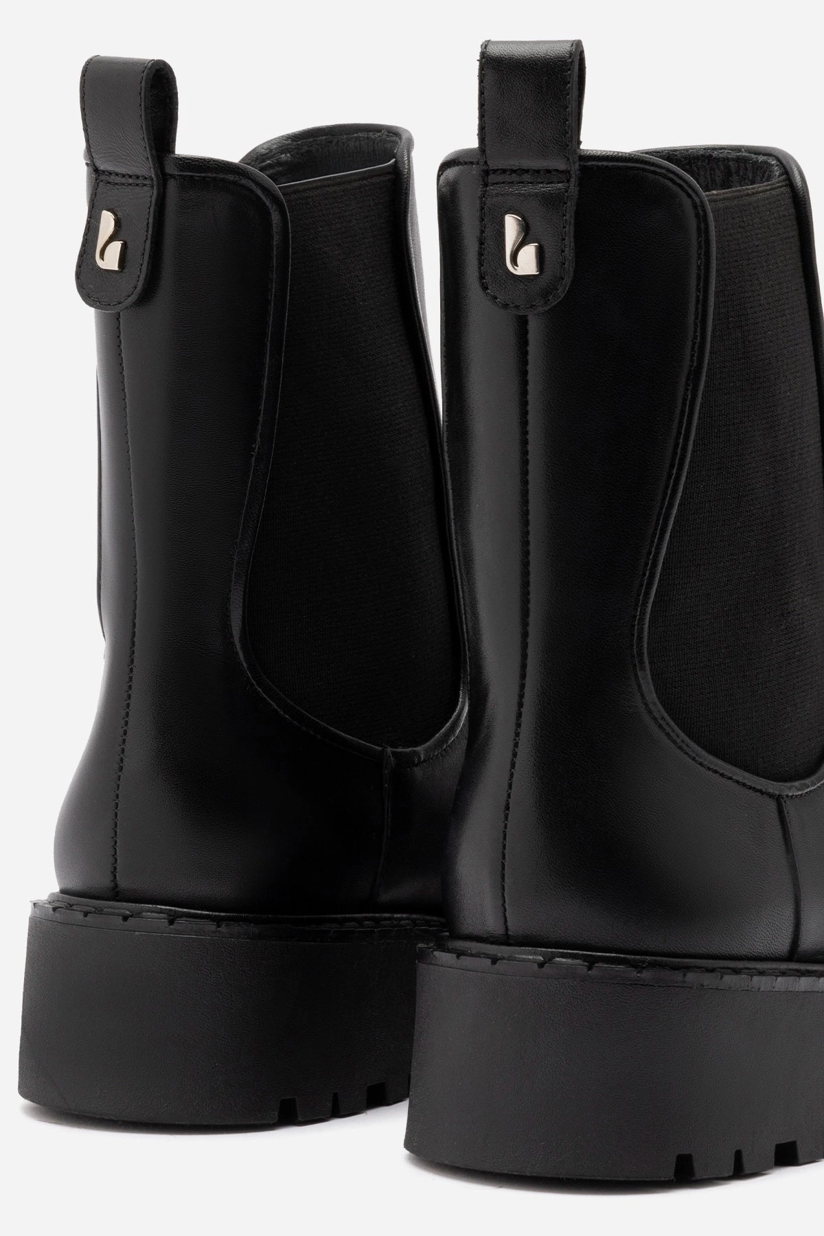 Park Day Sancha Boot In Black Leather