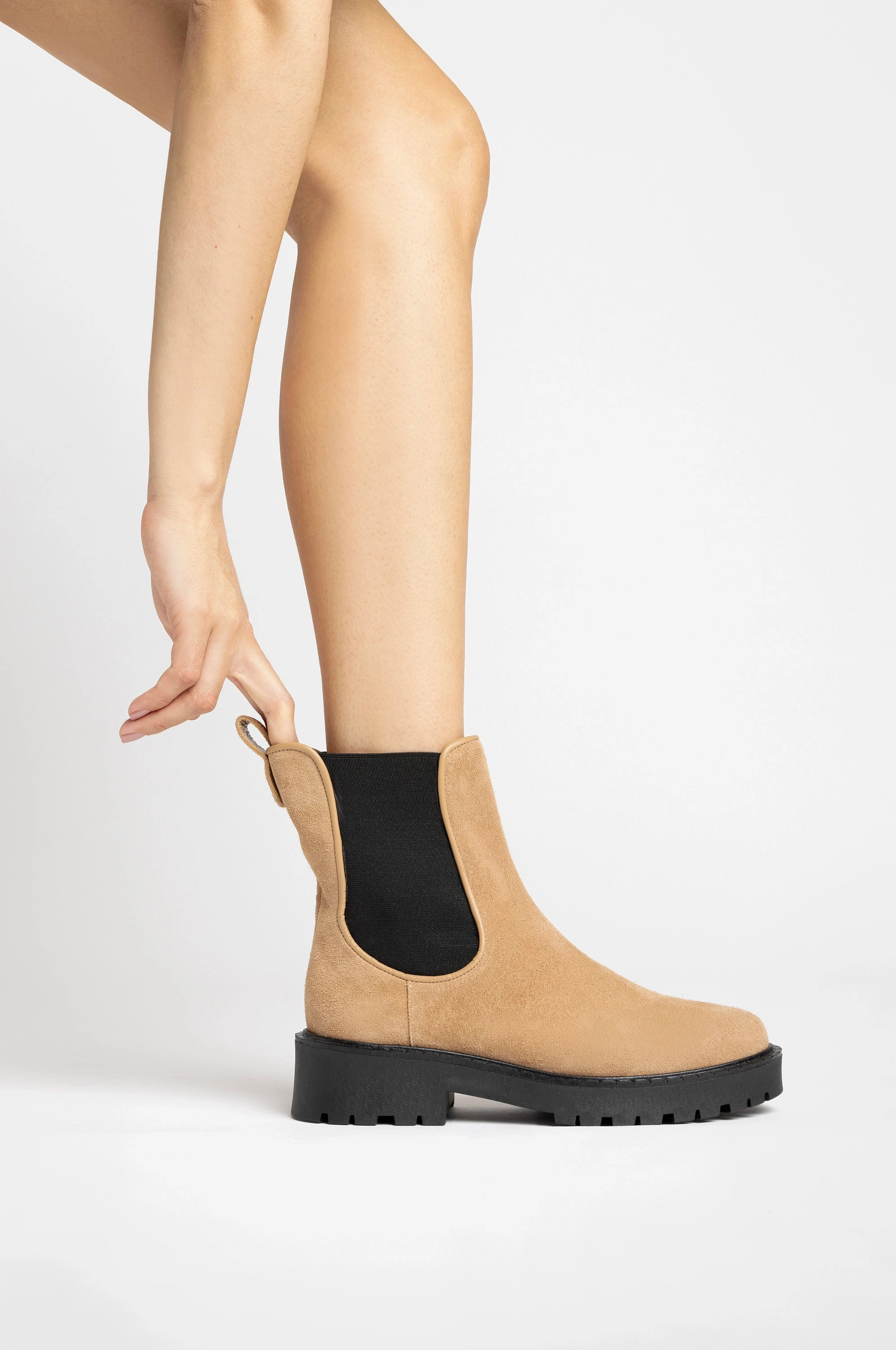 Boho Free Sancha Boot In Peanut Suede