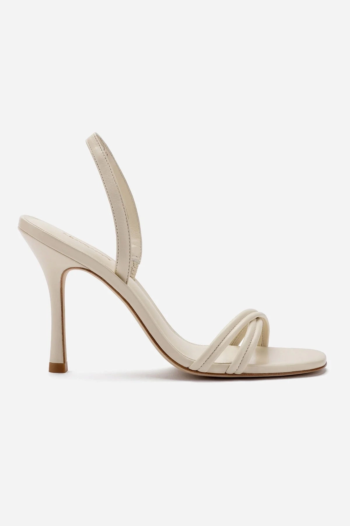 High Arch Rapid pace Annie Sandal In Ivory Leather