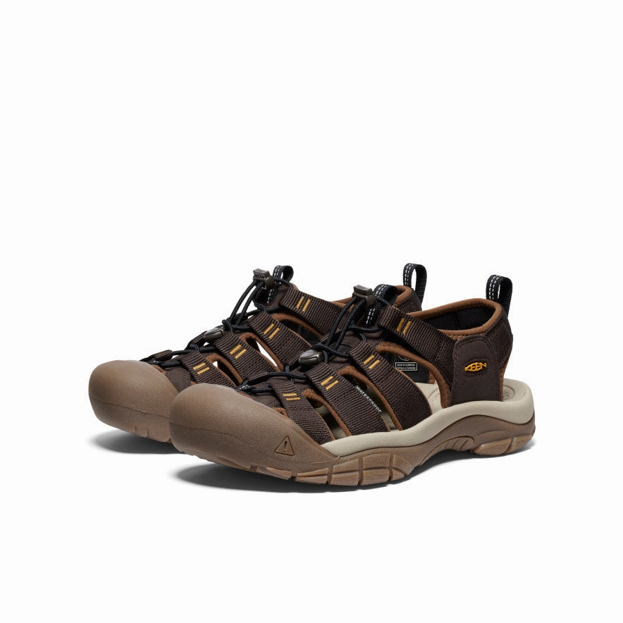 Men's Newport H2 Sandal  |  Java/Golden Yellow rubber