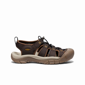 Leg Ease Comfort Padding Men's Newport H2 Sandal  |  Java/Golden Yellow