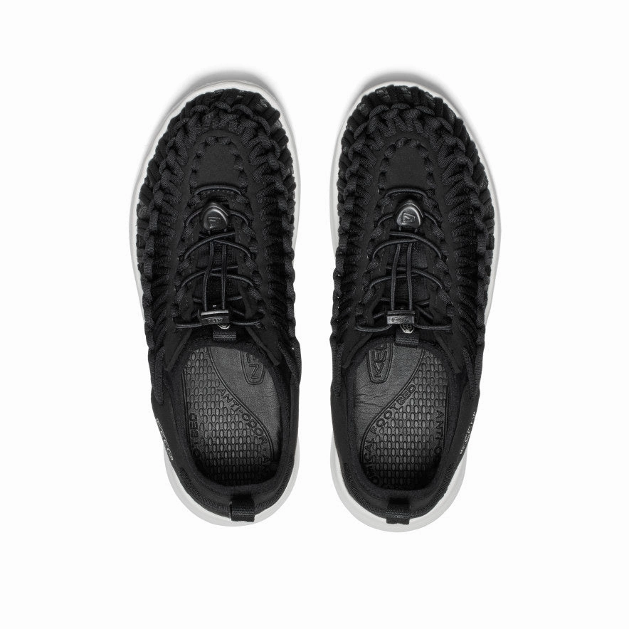 Women's UNEEK O3 Sneaker Sandal  |  Black/Star White Sleek Casual Flats Unibody Injection Molded