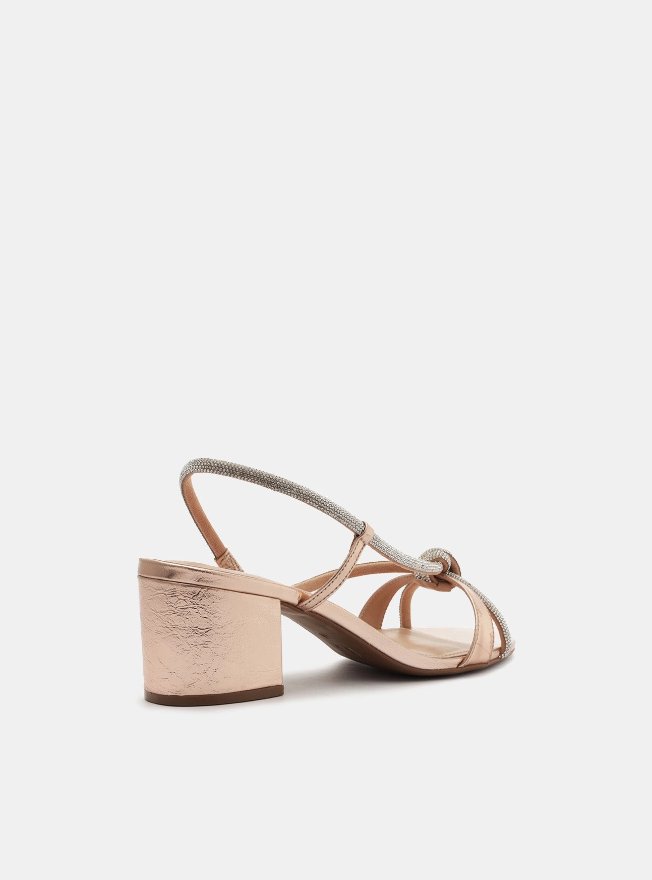 Leila  Block Sandal Cool Texture Daily Essentials