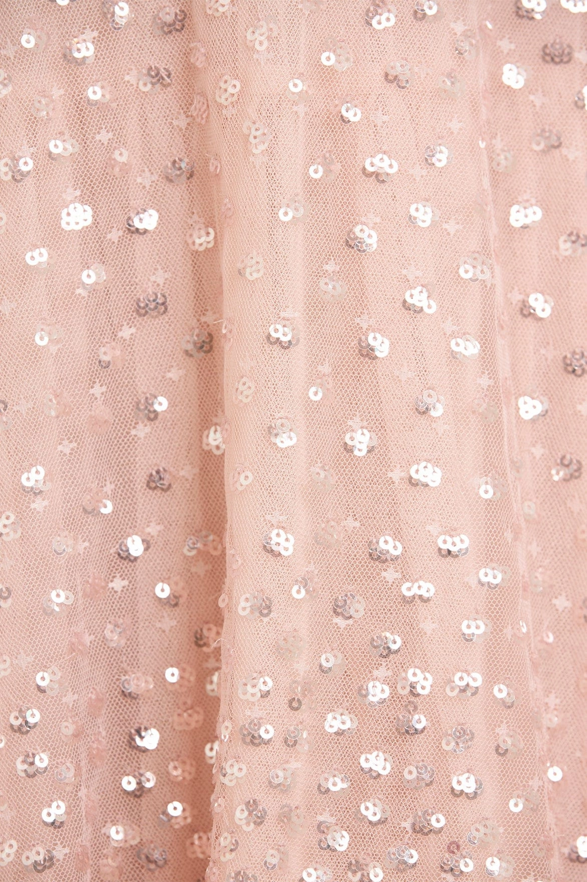 Scatter Dot Short Cape Ankle Gown Warm Base Cloud Light