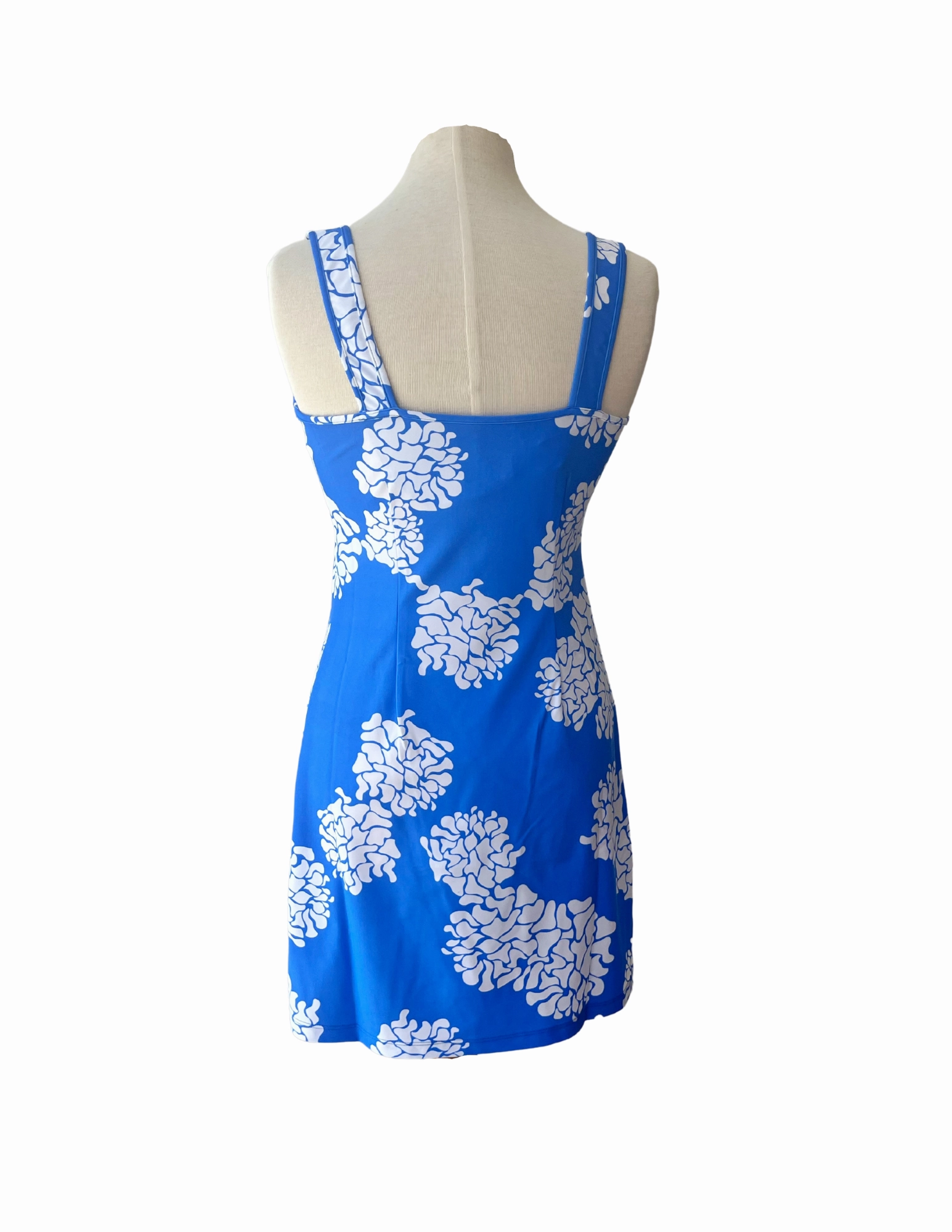 Elegant Look Bali Tank Dress Geranium/White