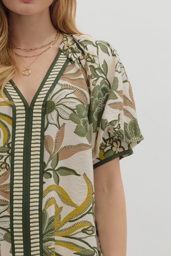 Moisture Wicking Technology Moisture wicking Harlow Floral Top