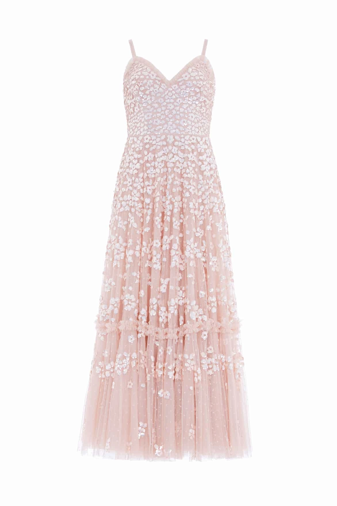 Natural Style Polished Style Maeva Cami Ankle Gown