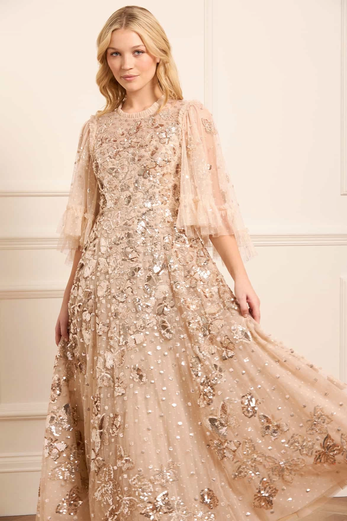 Stylish Touch Papillon Ankle Gown