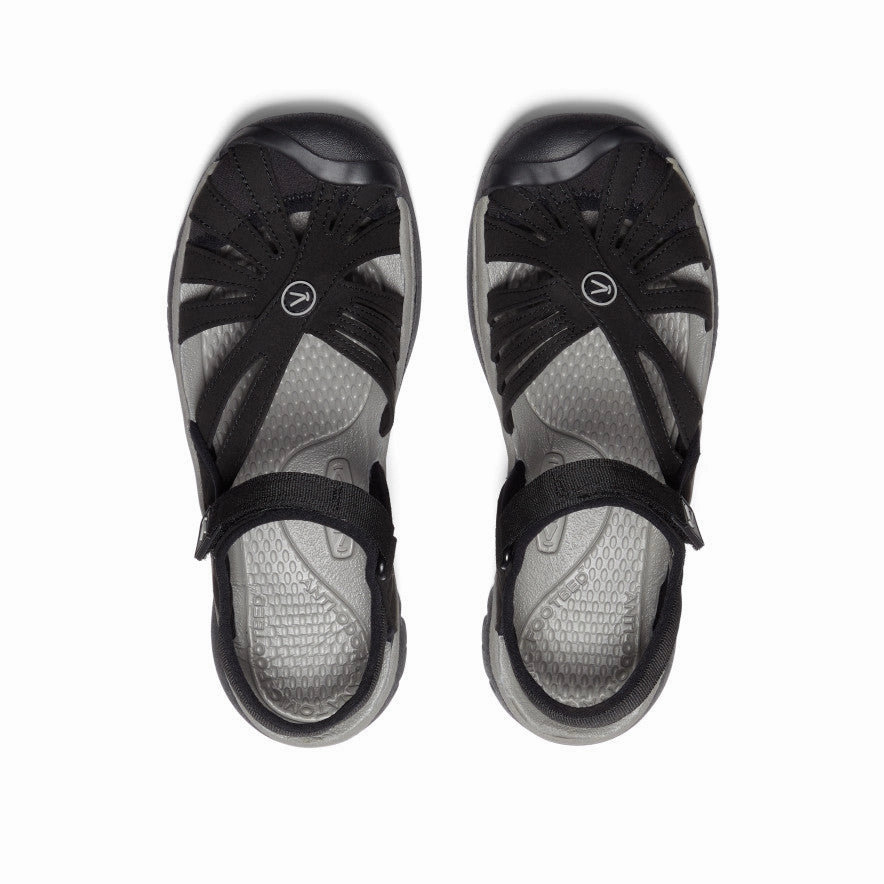 Women's Rose Sandal  |  Black/Neutral Gray Durable Comfort