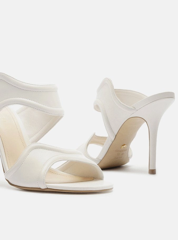 Waverly Leather Stiletto Sandal PU Sole