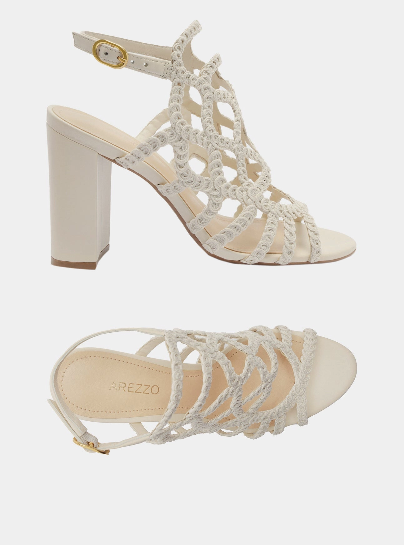 Brittany  Block Sandal Multi Directional Flex Zones Chic Vacation Footwear