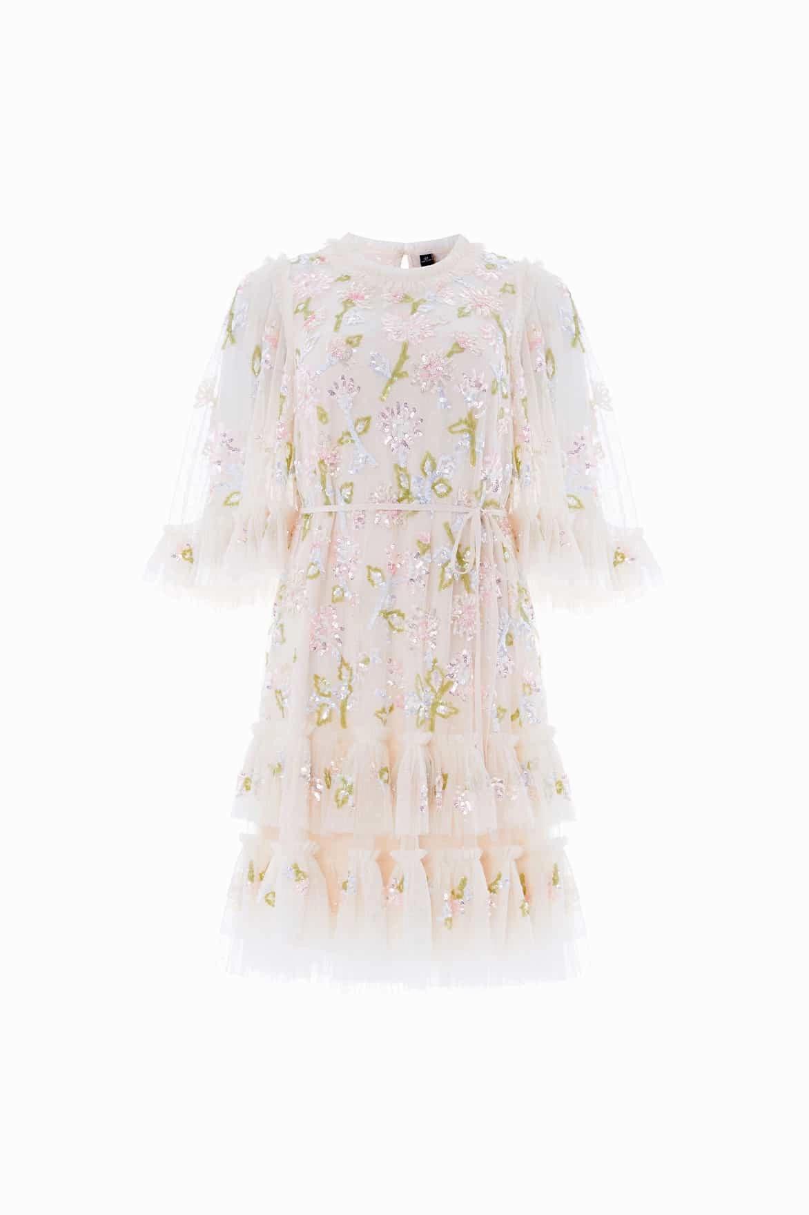 Eco-Lining Sequin Dandelion Gloss Mini Dress