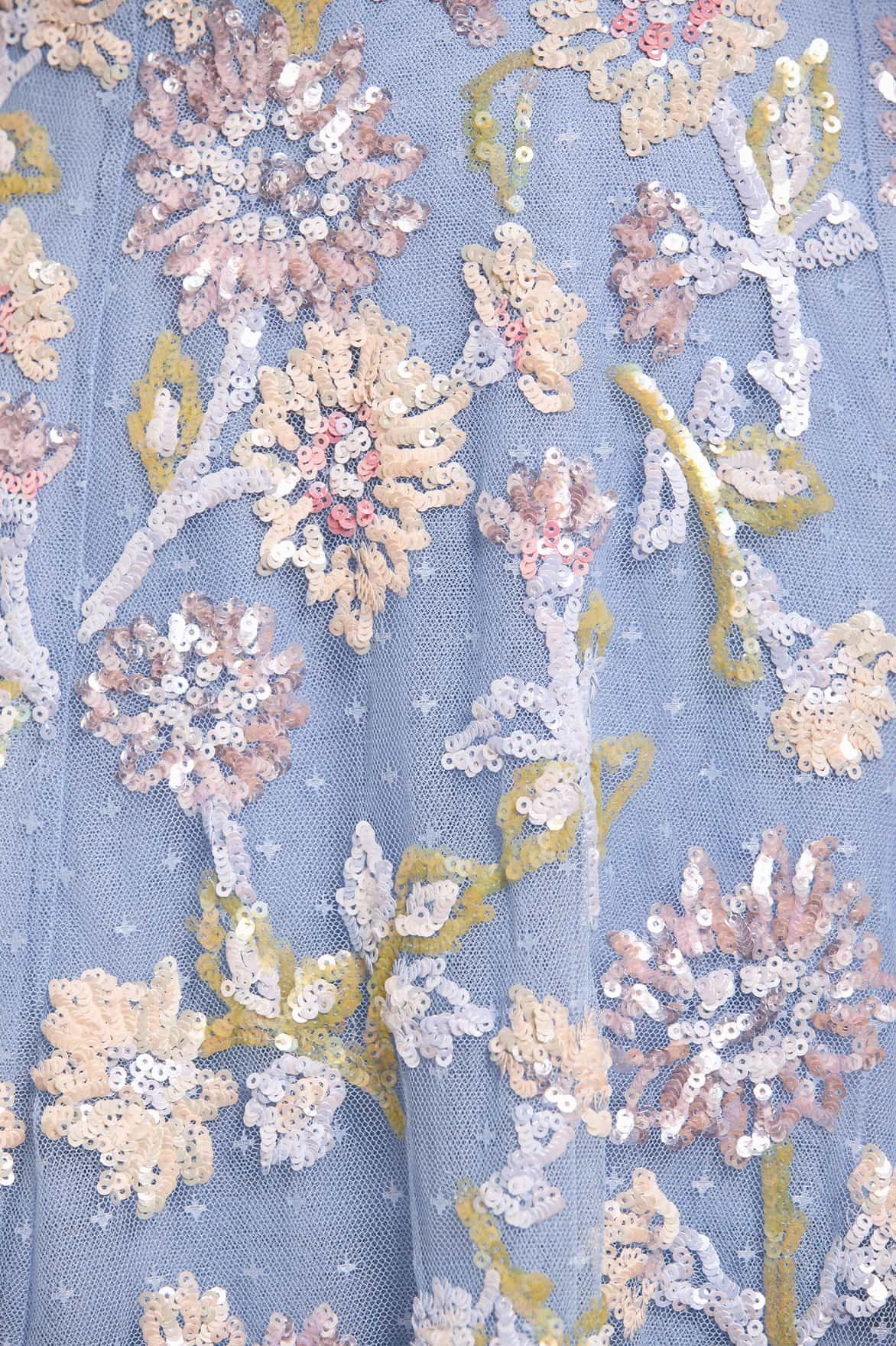 Sequin Dandelion Ruffle Ballerina Dress Smart Lines Love Soft