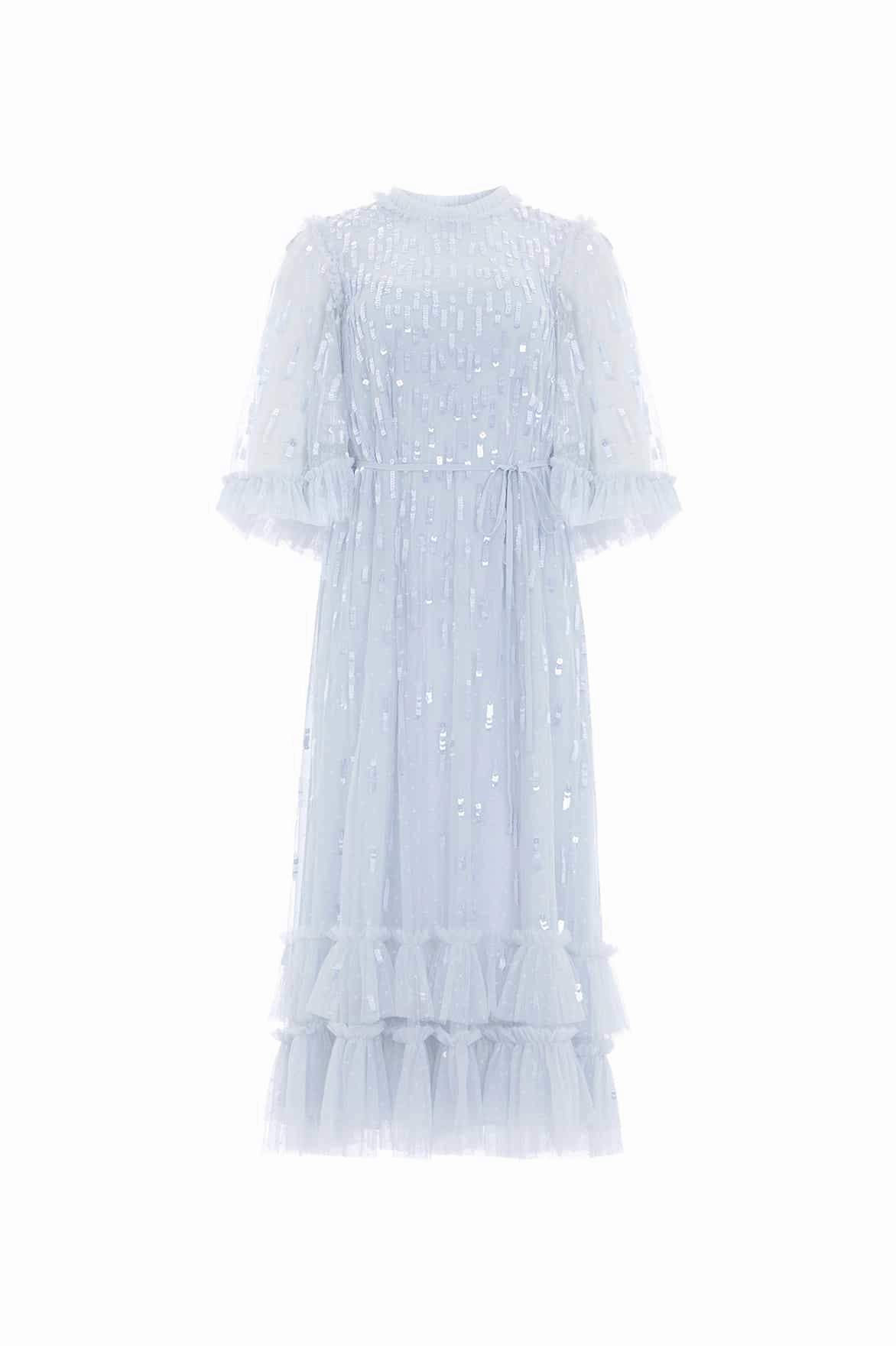 Sequin Dash Ballerina Dress Soft Tone