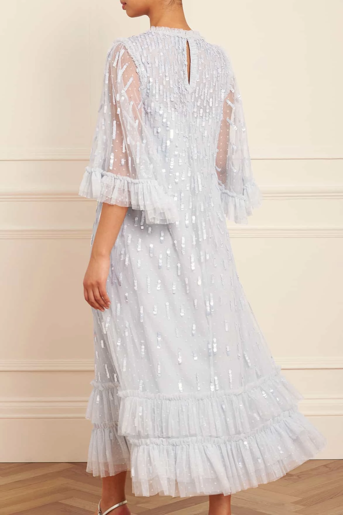 Night Charm Sequin Dash Ballerina Dress