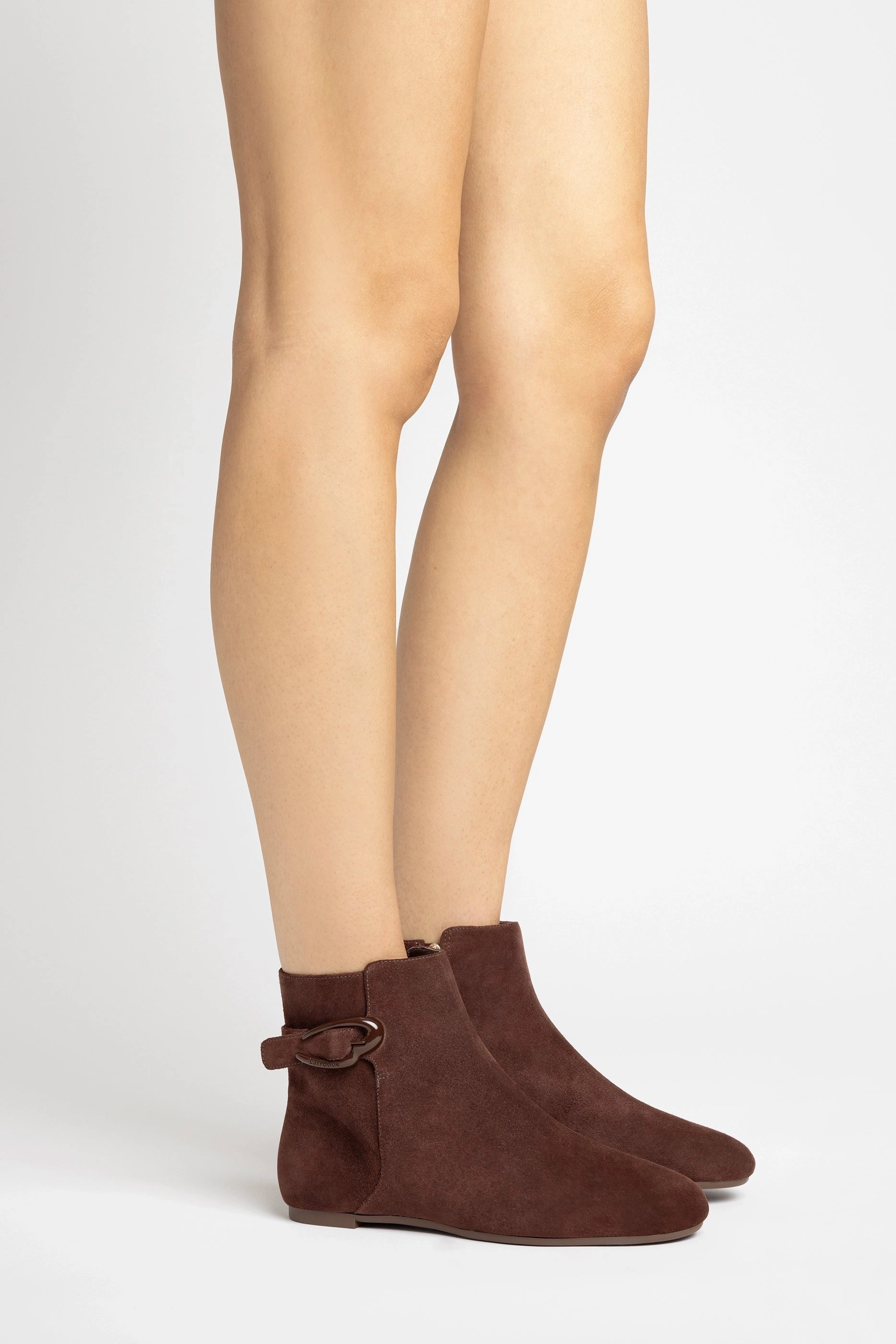 Mini Verona Boot In Brown Suede Track Run Eco Friendly Construction
