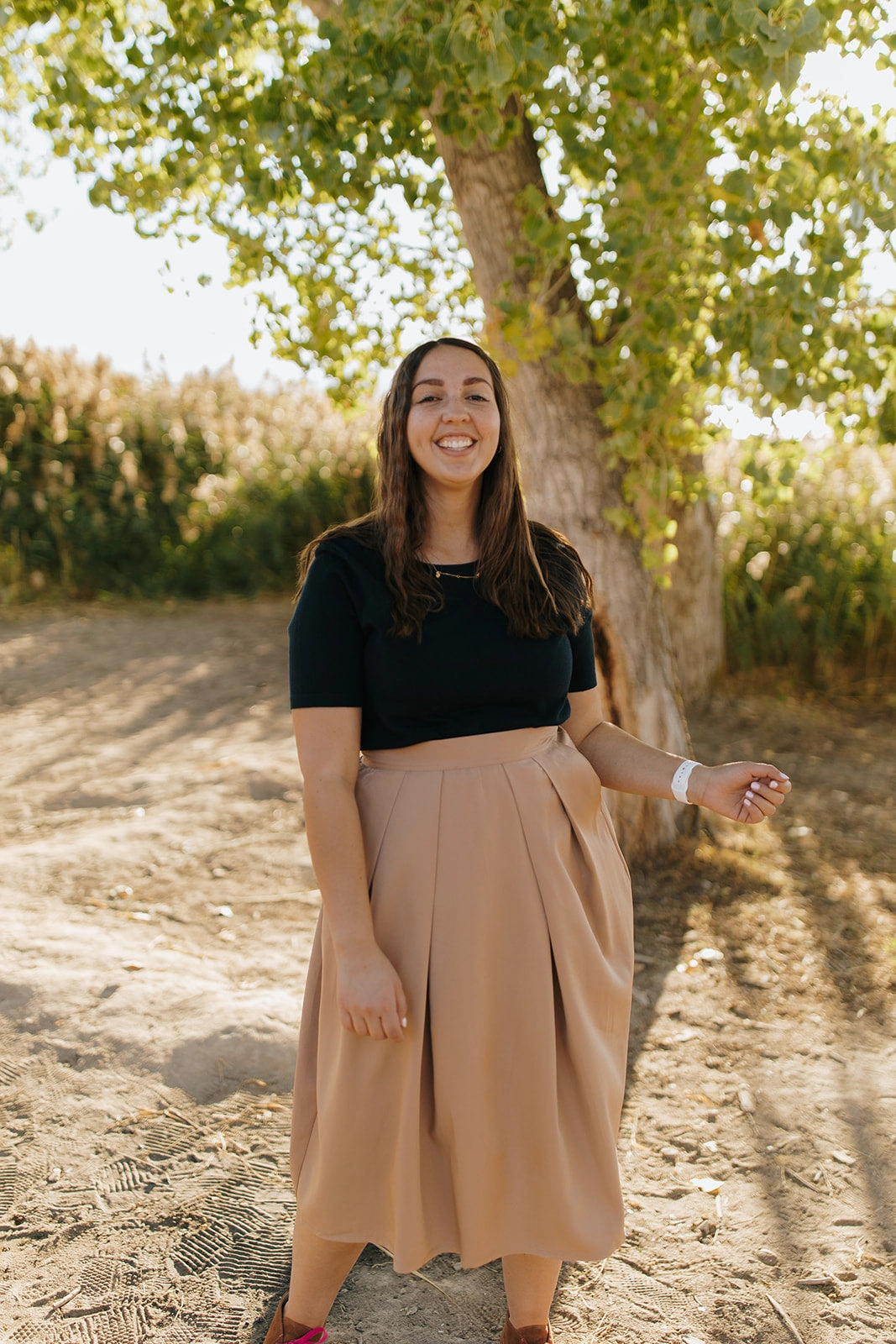 Shelby Skirt Khaki Transitional Wear Sporty Edge