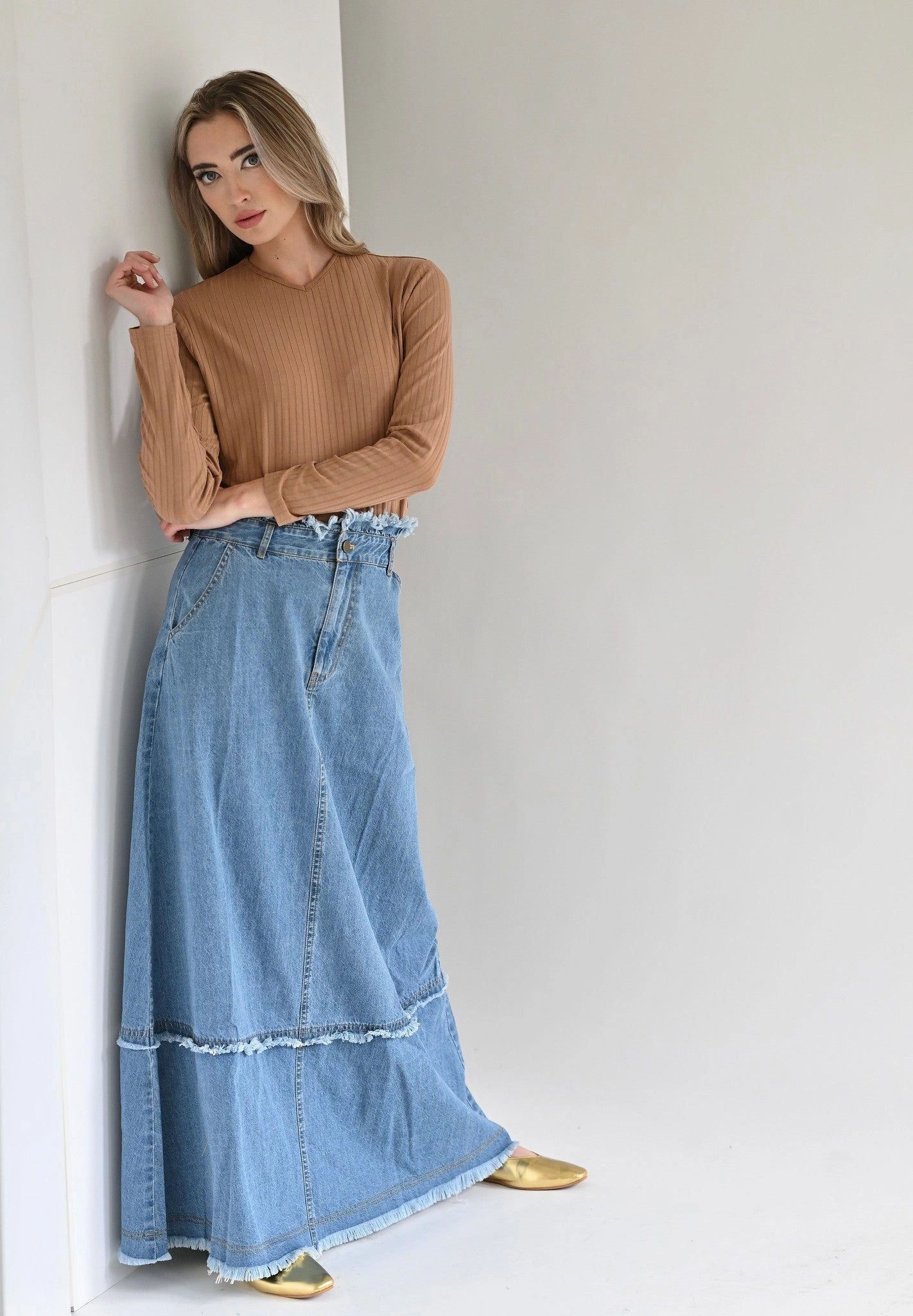 Multi Purpose Fabric Light Moodboard Lee Denim Skirt