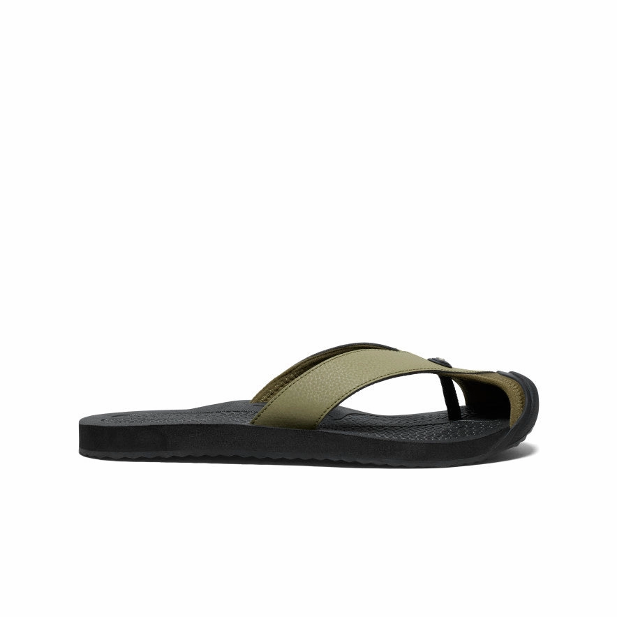 Day Comfort Shoes Men's Barbados Flip-Flop  |  Martini Olive/Black
