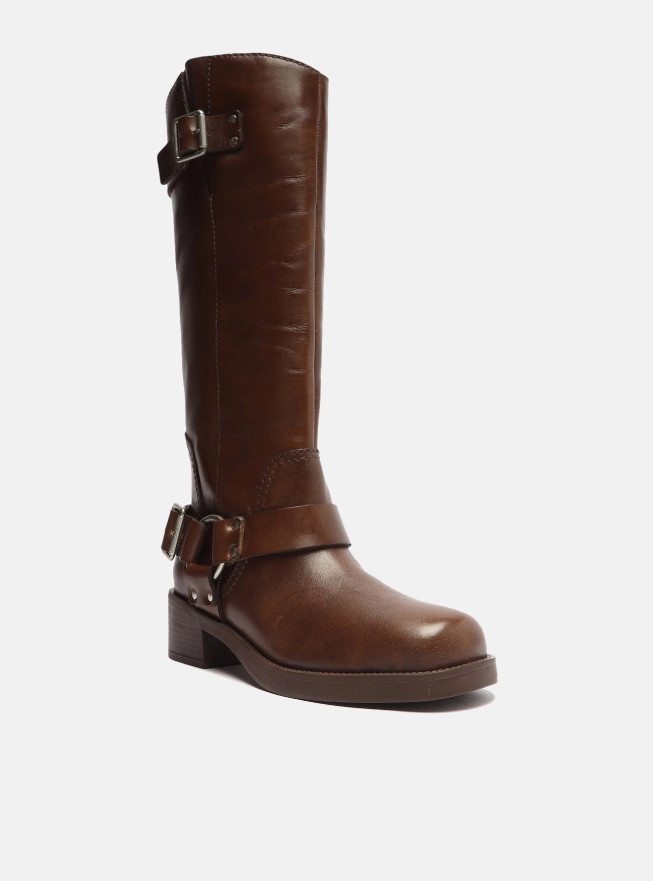 Odor Resistant Clara Leather Block Boot