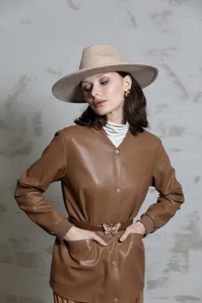 All Season Wear Fabric Modern Polo Sierra Jacket