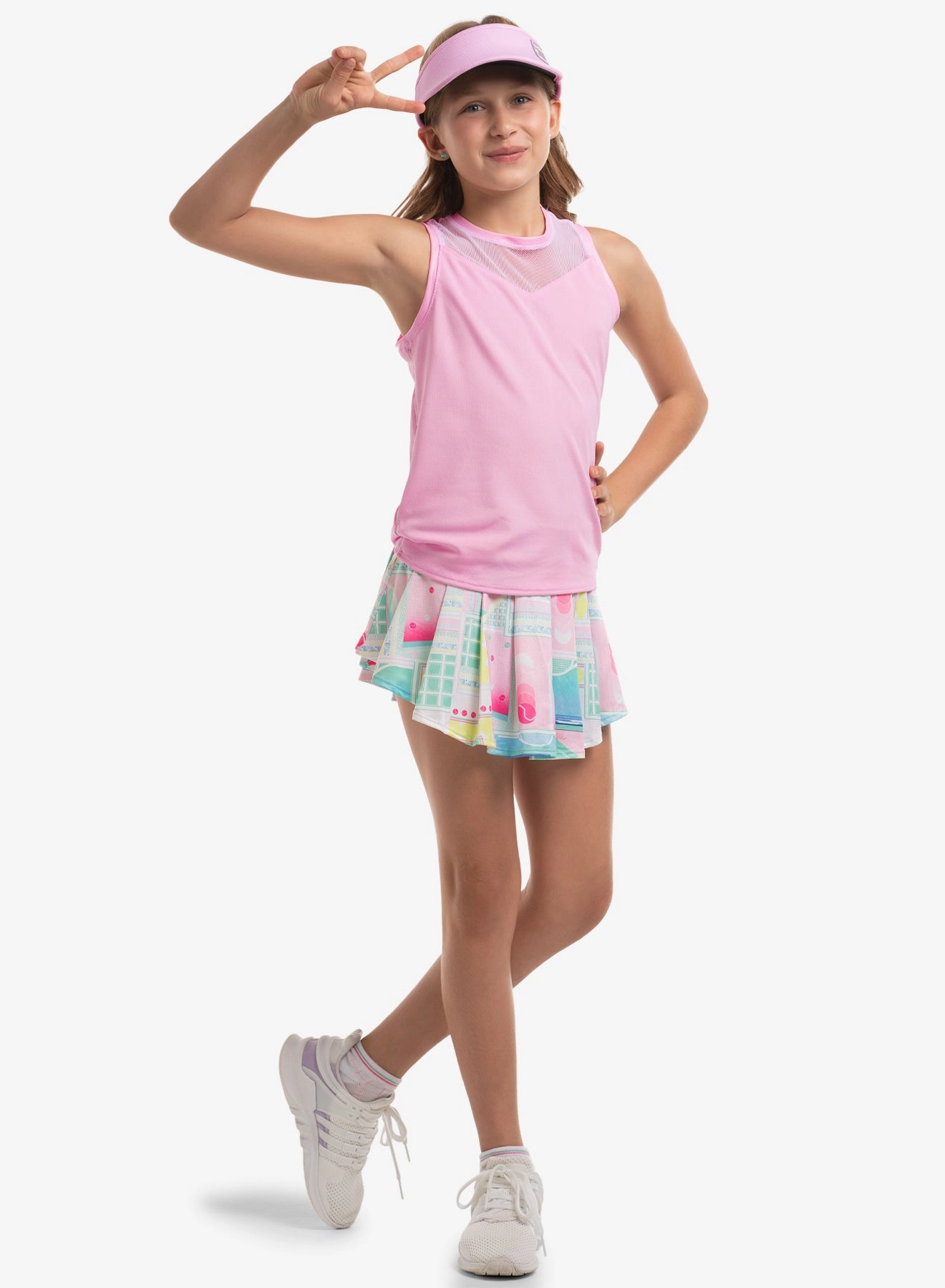 UltravioletProtectionFabric HighStretchElastic Pique Dream Tie Back Tank