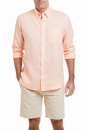 BondedSeamTechnology StainResistantFinish Chase Shirt Linen Peach
