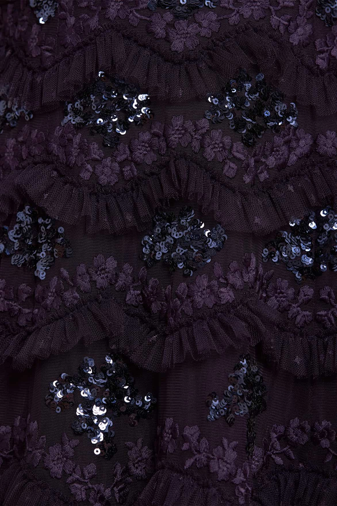 Thermal-Lined Trendy Fit Daisy Wave Ankle Gown